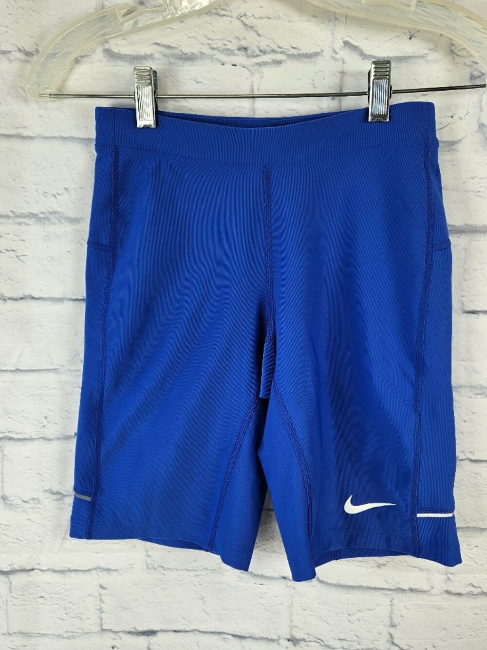 Nike Mens Size S Blue Dri Fit Compression Shorts Tights Running Athletic 519984